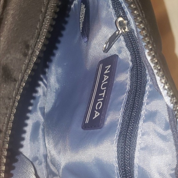 Nautica Camera Bag Black & Blue NWT - Picture 3 of 7